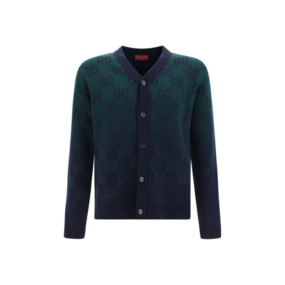 Gucci Green and Blue Men's Sweater
